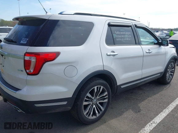 2018 Ford Explorer Platinum with VIN 1FM5K8HT2JGA33552, listed as a IAAI auction lot 42093232 with 154,933 mi miles and . Bid and sale history available at DreamBid. Image 4.