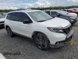 2021 Honda Passport EX-L with VIN 5FNYF7H53MB008417, listed as a Copart auction lot 73787554 with 0 mi miles and Salvage Title. Bid and sale history available at carsss.com. Image 4.