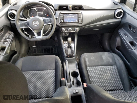 2021 Nissan Versa S with VIN 3N1CN8DV4ML908353, listed as a Copart auction lot 82353224 with 58,893 mi miles and Salvage Title. Bid and sale history available at carsss.com. Image 8.