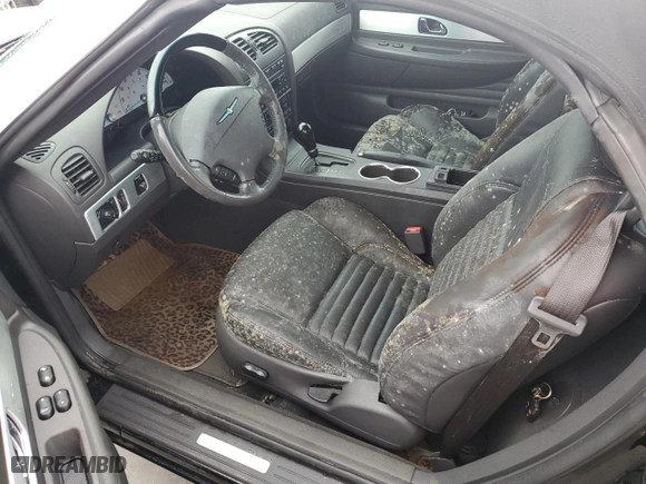 2002 Ford Thunderbird w/Hardtop Premium with VIN 1FAHP60A82Y109827, listed as a Copart auction lot 74928954 with 0 mi miles and Salvage Title. Bid and sale history available at carsss.com. Image 7.