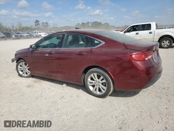 2016 Chrysler 200 LX with VIN 1C3CCCFB5GN186280, listed as a Copart auction lot 49416935 with 155,394 mi miles and Salvage Title. Bid and sale history available at carsss.com. Image 2.