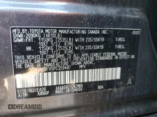 2023 Toyota RAV4 XLE Premium with VIN 2T3A1RFV5PC359487, listed as a Copart auction lot 48364335 with 26,714 mi miles and Salvage Title. Bid and sale history available at carsss.com. Image 14.