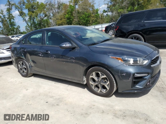 2021 Kia Forte LXS with VIN 3KPF24AD1ME319501, listed as a Copart auction lot 48597615 with 85,541 mi miles and Salvage Title. Bid and sale history available at carsss.com. Image 4.