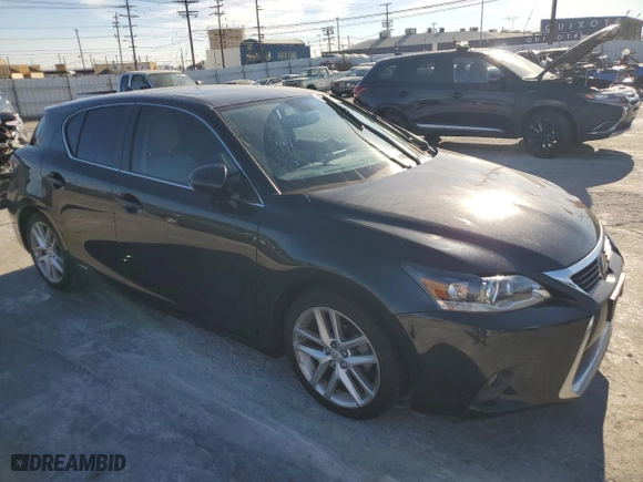 2017 Lexus CT with VIN JTHKD5BH2H2284663, listed as a Copart auction lot 80391304 with 64,828 mi miles and Salvage Title. Bid and sale history available at carsss.com. Image 4.