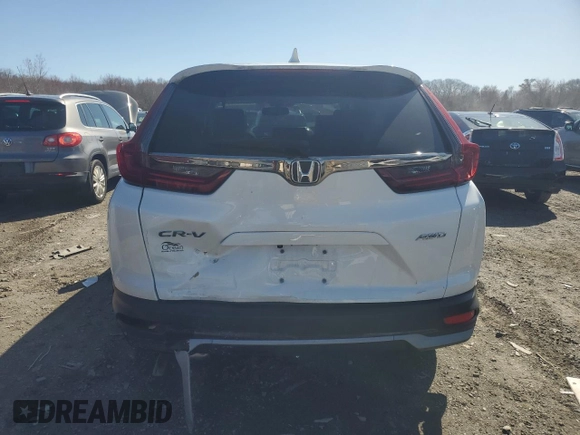 2022 Honda CR-V EX-L with VIN 2HKRW2H89NH618083, listed as a Copart auction lot 52006965 with 42,036 mi miles and Salvage Title. Bid and sale history available at carsss.com. Image 6.