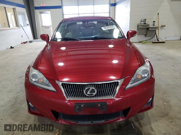 2012 Lexus IS 250 with VIN JTHCF5C24C5054431, listed as a Copart auction lot 48362825 with Not Provided miles and Salvage Title. Bid and sale history available at DreamBid. Image 5.