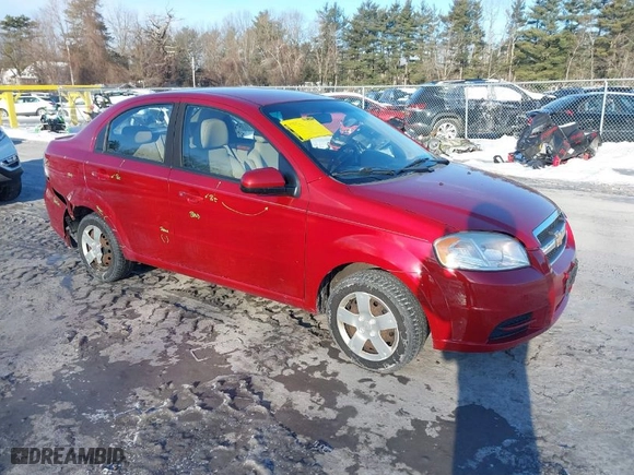 2011 Chevrolet Aveo LT w/1LT with VIN KL1TD5DE9BB185331, listed as a IAAI auction lot 41580030 with 119,501 mi miles. Bid and sale history available at carsss.com. Image 1.