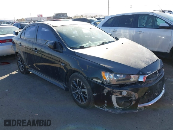 2017 Mitsubishi Lancer ES with VIN JA32U2FU3HU004629, listed as a IAAI auction lot 41293995 with 81,208 mi miles. Bid and sale history available at carsss.com. Image 1.