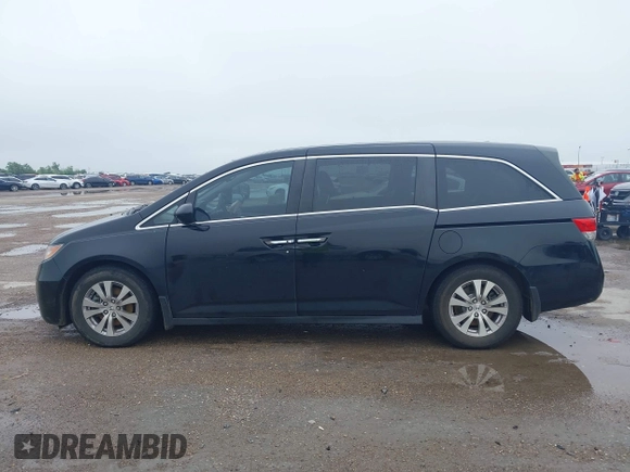 2014 Honda Odyssey EX-L with VIN 5FNRL5H64EB114709, listed as a IAAI auction lot 42131146 with 145,616 mi miles and . Bid and sale history available at DreamBid. Image 14.