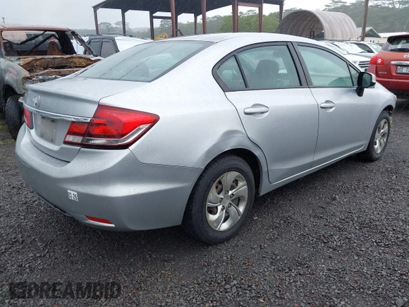 2013 Honda Civic LX with VIN 2HGFB2F50DH565533, listed as a IAAI auction lot 41774367 with 186,005 mi miles and . Bid and sale history available at DreamBid. Image 4.