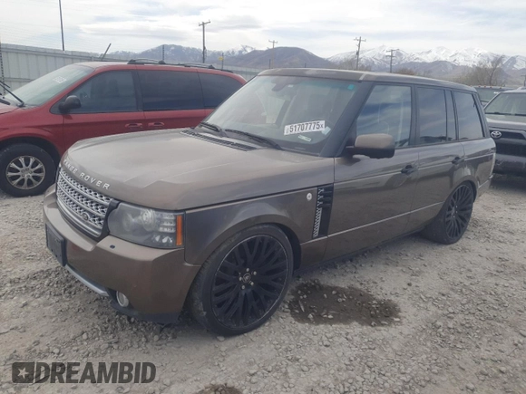 2011 Land Rover Range Rover SC with VIN SALMF1E49BA337967, listed as a Copart auction lot 51707775 with Not provided miles and Clean title. Bid and sale history available at DreamBid. Image 1.