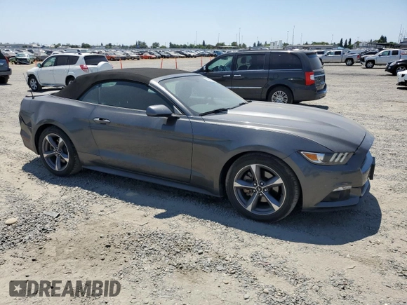 2015 Ford Mustang V6 with VIN 1FATP8EM9F5326609, listed as a Copart auction lot 59942165 with 42,958 mi miles and Salvage title. Bid and sale history available at DreamBid. Image 4.