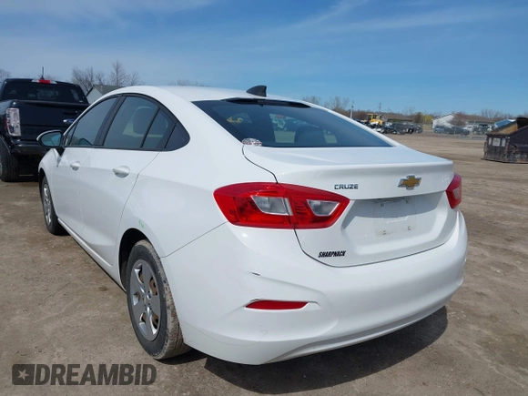 2017 Chevrolet Cruze LS with VIN 1G1BC5SM7H7157341, listed as a IAAI auction lot 41951502 with 160,915 mi miles and . Bid and sale history available at DreamBid. Image 3.