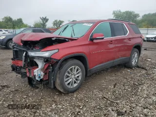 2023 Chevrolet Traverse LT Cloth z VIN 1GNERGKW4PJ230125, wystawiony jako Copart lot #57979245 z przebiegiem 30 856 mil mil oraz Szkoda całkowita • Salvage title. Historia ofert i sprzedaży dostępna na DreamBid. Obrazek 1.