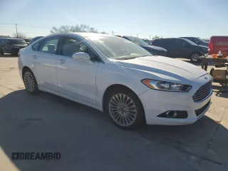2016 Ford Fusion Titanium with VIN 3FA6P0K98GR208001, listed as a Copart auction lot 86932254 with Not Provided miles and Salvage Title. Bid and sale history available at DreamBid. Image 4.