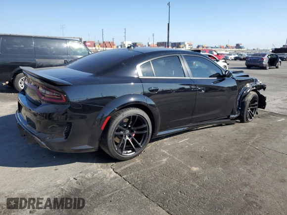 2023 Dodge Charger SRT Hellcat Widebody Jailbreak with VIN 2C3CDXL92PH626230, listed as a Copart auction lot 47018835 with 5,199 mi miles and Salvage Title. Bid and sale history available at carsss.com. Image 3.