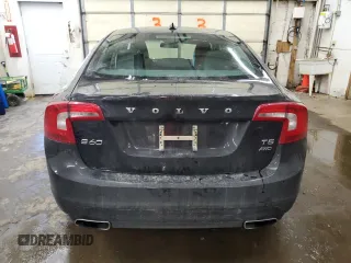 2015 Volvo S60 T5 Premier with VIN YV1612TBXF1307169, listed as a Copart auction lot 48152905 with 85,184 mi miles and Salvage Title. Bid and sale history available at carsss.com. Image 6.