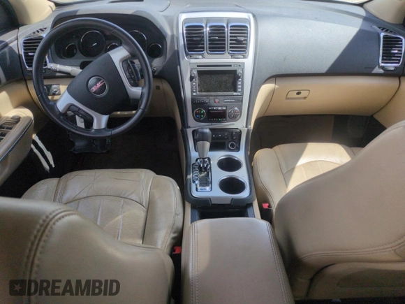 2010 GMC Acadia SLT2 with VIN 1GKLVNED1AJ249995, listed as a Copart auction lot 58370935 with Not provided miles and Salvage title. Bid and sale history available at DreamBid. Image 8.
