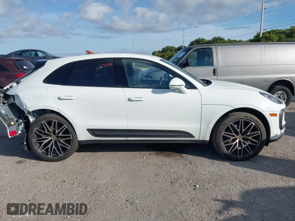 2024 Porsche Macan with VIN WP1AA2A5XRLB02665, listed as a IAAI auction lot 41018065 with Not provided miles and . Bid and sale history available at DreamBid. Image 12.