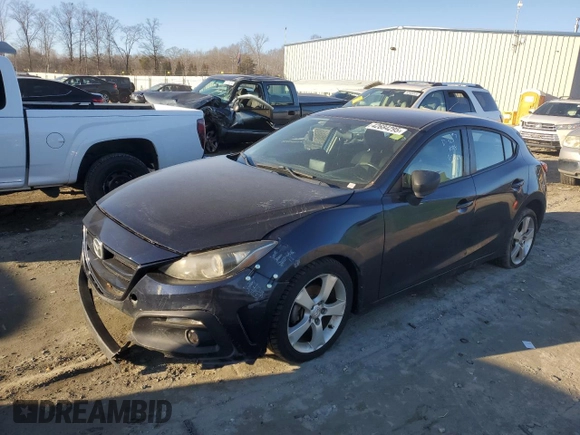 2015 Mazda 3 i Sport with VIN JM1BM1K75F1245442, listed as a Copart auction lot 42684295 with 126,068 mi miles and Salvage Title. Bid and sale history available at DreamBid. Image 1.