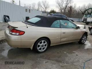 2000 Toyota Solara SE with VIN 2T1FF22P8YC368586, listed as a Copart auction lot 83612734 with Not Provided miles and Non Repairable. Bid and sale history available at DreamBid. Image 3.