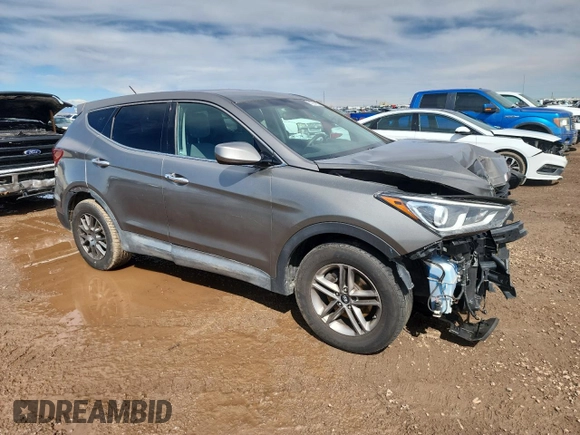 2018 Hyundai Santa Fe 2.4L with VIN 5XYZT3LB1JG551336, listed as a Copart auction lot 51064785 with 113,719 mi miles and Salvage title. Bid and sale history available at DreamBid. Image 4.