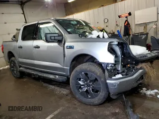 2024 Ford F-150 Lightning XLT with VIN 1FTVW3LK9RWG06135, listed as a Copart auction lot 46417885 with Not provided miles and Non repairable. Bid and sale history available at DreamBid. Image 4.