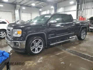 2014 GMC Sierra 1500 SLT with VIN 3GTU2VEC6EG103700, listed as a Copart auction lot 44943665 with 141,004 mi miles and Salvage Title. Bid and sale history available at DreamBid. Image 1.