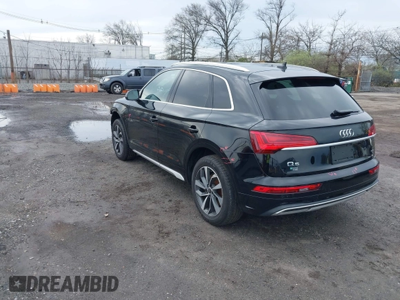 2021 Audi Q5 Premium Plus with VIN WA1BAAFYXM2117064, listed as a IAAI auction lot 42025878 with 75,766 mi miles and . Bid and sale history available at DreamBid. Image 3.