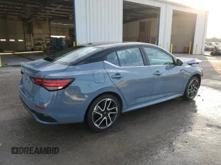 2025 Nissan Sentra SR with VIN 3N1AB8DV3SY246281, listed as a Copart auction lot 42156675 with 668 mi miles and Salvage Title. Bid and sale history available at DreamBid. Image 3.