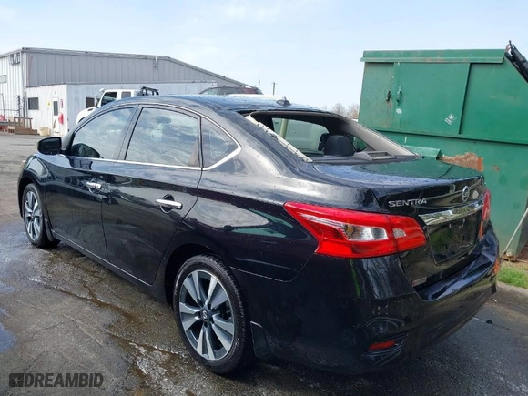2019 Nissan Sentra S with VIN 3N1AB7AP4KY428216, listed as a IAAI auction lot 41846734 with 123,397 mi miles. Bid and sale history available at carsss.com. Image 3.