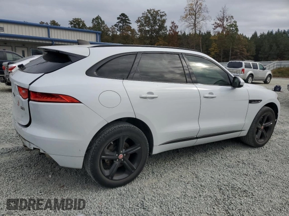 2020 Jaguar F-Pace 25t Checkered Flag Edition with VIN SADCP2FX5LA618619, listed as a Copart auction lot 77537374 with 42,051 mi miles and Salvage title. Bid and sale history available at DreamBid. Image 3.