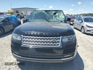 2014 Land Rover Range Rover HSE with VIN SALGS2VF9EA125378, listed as a Copart auction lot 57880525 with 73,330 mi miles and Salvage title. Bid and sale history available at DreamBid. Image 5.