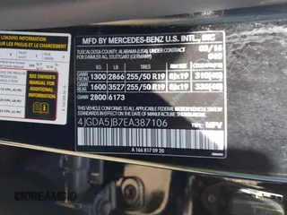 2014 Mercedes-Benz M with VIN 4JGDA5JB7EA387106, listed as a IAAI auction lot 42062608 with 82,535 mi miles. Bid and sale history available at carsss.com. Image 9.