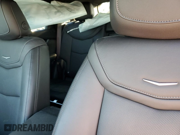 2024 Cadillac XT5 FWD Premium Luxury with VIN 1GYKNCR44RZ753146, listed as a Copart auction lot 85201364 with 5,192 mi miles and Salvage Title. Bid and sale history available at carsss.com. Image 10.