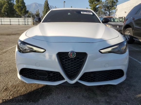 2020 Alfa Romeo Giulia Ti Sport with VIN ZARFAMBN5L7631531, listed as a Copart auction lot 46719505 with 66,779 mi miles and Salvage Title. Bid and sale history available at carsss.com. Image 5.
