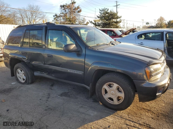 2003 Chevrolet TrailBlazer LT with VIN 1GNDS13S632226297, listed as a Copart auction lot 82041934 with NaN miles and Salvage Title. Bid and sale history available at carsss.com. Image 4.