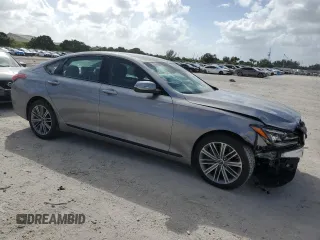 2020 Genesis G80 3.8L with VIN KMTFN4JE2LU332663, listed as a Copart auction lot 78372134 with 15,812 mi miles and Salvage Title. Bid and sale history available at carsss.com. Image 4.