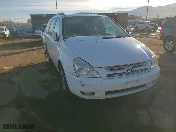 2010 Kia Sedona EX with VIN KNDMH4C31A6361629, listed as a Copart auction lot 84851224 with 160,696 mi miles and Salvage Title. Bid and sale history available at carsss.com. Image 12.