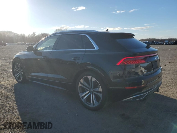 2019 Audi Q8 Prestige with VIN WA1CVAF12KD004982, listed as a Copart auction lot 88456775 with 72,135 mi miles and Salvage title. Bid and sale history available at DreamBid. Image 2.