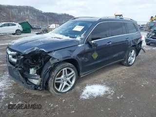 2014 Mercedes-Benz GL-Class GL 550 with VIN 4JGDF7DE3EA321574, listed as a IAAI auction lot 41598200 with 93,190 mi miles. Bid and sale history available at carsss.com. Image 18.