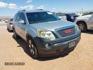 2011 GMC Acadia SLT1 with VIN 1GKKVRED3BJ210121, listed as a IAAI auction lot 42489186 with 237,602 mi miles and . Bid and sale history available at DreamBid. Image 1.