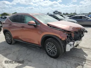 2025 Lexus NX 350 Premium with VIN 2T2GGCEZ6SC076703, listed as a Copart auction lot 54664795 with 4,188 mi miles and Salvage title. Bid and sale history available at DreamBid. Image 4.