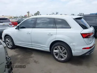 2023 Audi Q7 Premium Plus with VIN WA1LXBF73PD005733, listed as a IAAI auction lot 42229125 with 42,381 mi miles and . Bid and sale history available at DreamBid. Image 14.