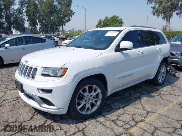 2015 Jeep Grand Cherokee Summit with VIN 1C4RJEJG8FC232253, listed as a IAAI auction lot 42725115 with 133,600 mi miles and . Bid and sale history available at DreamBid. Image 19.