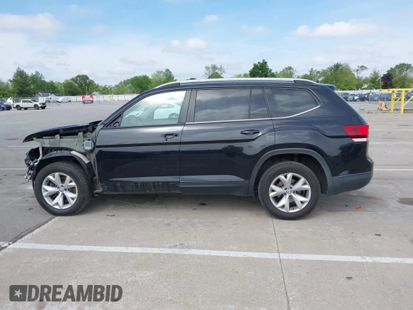2018 Volkswagen Atlas SE with VIN 1V2CR2CA7JC535473, listed as a IAAI auction lot 42279008 with 88,409 mi miles and . Bid and sale history available at DreamBid. Image 15.