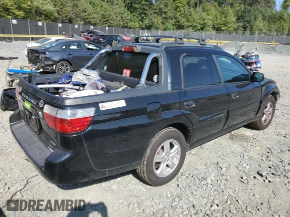 2006 Subaru Baja Special Sports с VIN 4S4BT62C667106930, выставлен на аукционе Copart как лот 70958114 с пробегом 90 055 миль миль и Списание • Salvage title. История ставок и продаж доступна на DreamBid. Изображение 3.