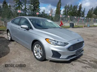 2019 Ford Fusion Hybrid SE with VIN 3FA6P0LU8KR235274, listed as a IAAI auction lot 41815405 with 49,850 mi miles. Bid and sale history available at carsss.com. Image 1.