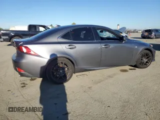 2016 Lexus IS 350 with VIN JTHBE1D27G5026974, listed as a Copart auction lot 50583985 with 105,843 mi miles and Salvage title. Bid and sale history available at DreamBid. Image 3.