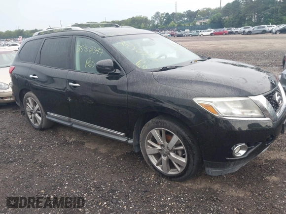 2014 Nissan Pathfinder S with VIN 5N1AR2MM3EC698527, listed as a IAAI auction lot 42576249 with Not provided miles and . Bid and sale history available at DreamBid. Image 1.